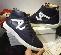 sneakers basses man armani giorgio armani high blue